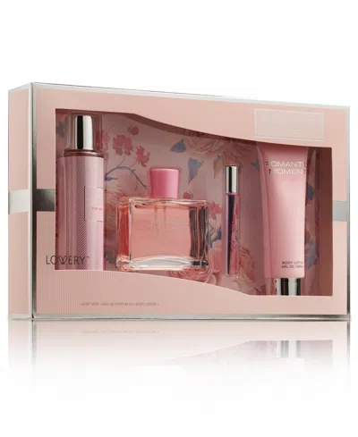 Lovery 4-pc. Limited-edition Romantic Moment Bath & Body Care Gift Set In No Color