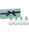 Lovery 4pc Floral Eau De Parfum Gift Set In Lagoon, Rose, Amber & Vanilla Scents In Multicolor