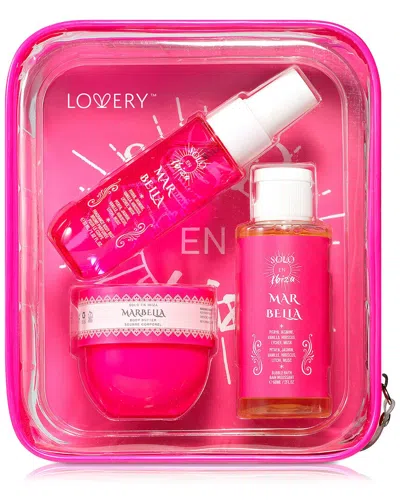 Lovery 4pc Mar Bella Bath & Body Care Gift Set In Pink