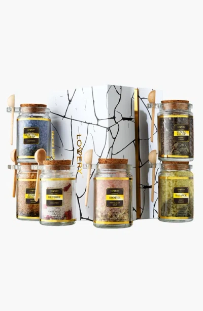 Lovery 6-piece Bath Salts Gift Set With Natural Herbs And Essential Oils In Multi