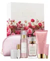 Lovery 7-pc. Wild Rose Gift Set In Transparent