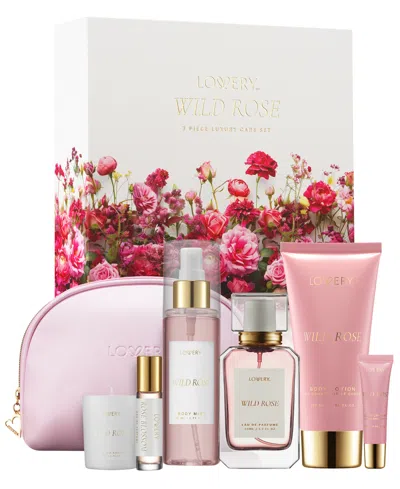 Lovery 7-pc. Wild Rose Gift Set In Transparent