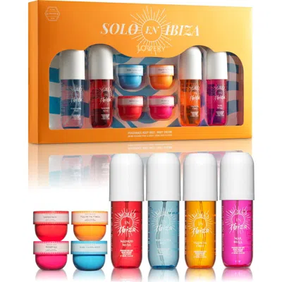 Lovery 8-pc. Solo En Ibiza Body Mist And Cream Gift Set In Multi