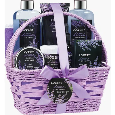 Lovery 9-piece Home Spa Gift Basket Set
