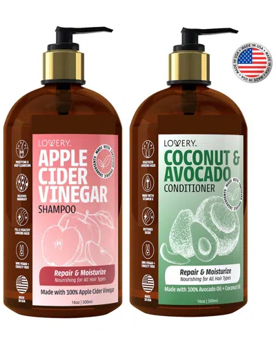 Lovery Apple Cider Vinegar Shampoo And Coconut Avocado Co In Multi
