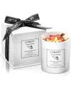 Lovery Aromatherapy Rose Home Scented Candle With Gift Box In White
