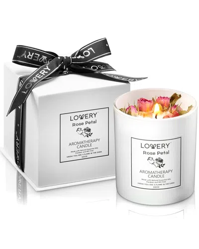Lovery Aromatherapy Rose Home Scented Candle With Gift Box