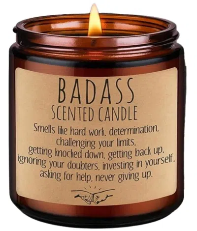Lovery Badass Candle In Brown