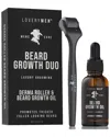 Lovery Beard Growth Duo: Derma Roller & Beard Growth Oil In Black