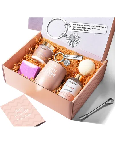 Lovery Best Friend Handmade Spa Gift Set In Transparent