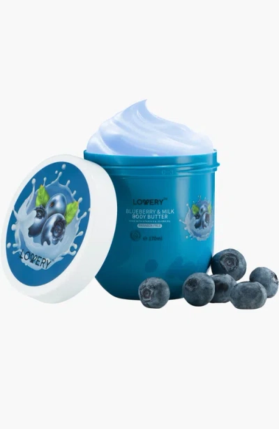 Lovery Blueberry Milk Whipped Body Butter In Dark Blue