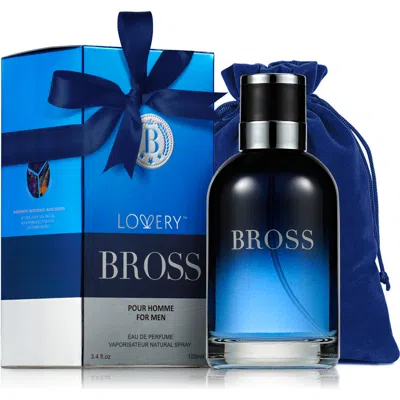 Lovery Bross Eau De Parfum Gift Set In Dark Blue/light Blue