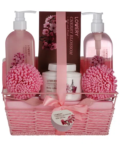 Lovery Cherry Blossom Bath & Body Gift Set In Multi