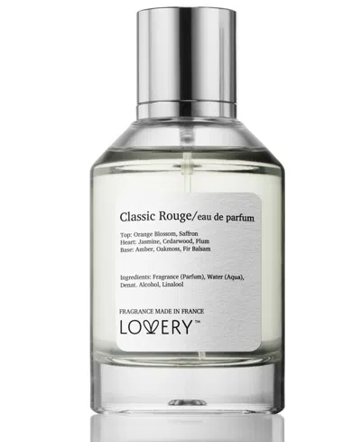 Lovery Classic Rouge Eau De Parfum, 3.4 Oz. In No Color