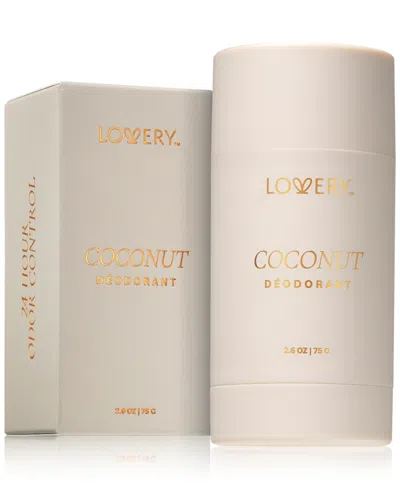 Lovery Coconut Deodorant Stick, 2.6 Oz. In No Color