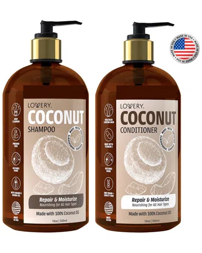 Lovery Coconut Shampoo & Conditioner Gift Set In Brown