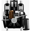 Lovery Deluxe Sandalwood Self Care Grooming Beard Kit In Black/silver