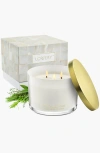 Lovery Deluxe White Tea & Sage Candle Gift Set In Ivory/gold
