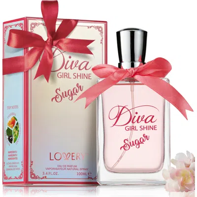 Lovery Diva Girl Shine Gift Set In Light Pink/red