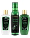 Lovery Eucalyptus Spearmint Bath And Body Travel Set In Green