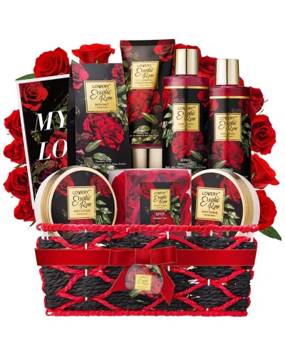 Lovery Exotic Rose Spa Gift Basket In Multi