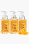 Lovery Foaming Hand Soap Pack Of 3 In Fresh Orange