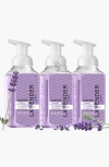 Lovery Foaming Hand Soap Pack Of 3 With Free Swarovski Bracelet In Lavender Jasmine