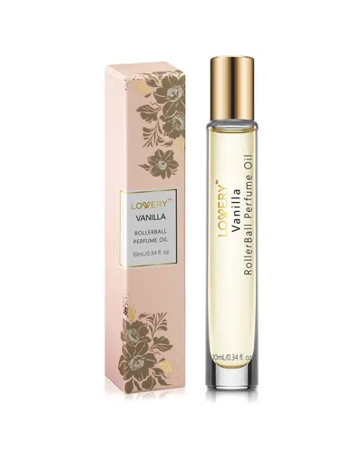 Lovery Fragrance Collection Vanilla Roll-on Perfume Oil In Gold