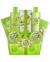 Lovery Green Apple Paradise Teachers Appreciation Basket, 9pc Aromatherapy Package In Green