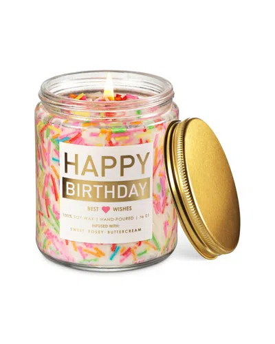 Lovery Happy Birthday Scented Sprinkles Candle Gift Set In Multi
