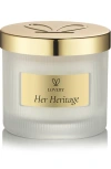 Lovery Her Heritage Luxury Scented Soy Candle In Gold