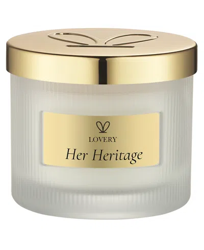Lovery Her Heritage Soy Candle, 4.5 Oz. In Transparent