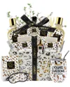Lovery Honey Almond Home Spa Kit, 21pc Leopard Design Bath And Body Care Gift In Brown