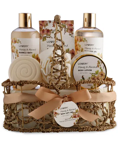 Lovery Honey & Almond Luxury Bath & Body Set In Brown