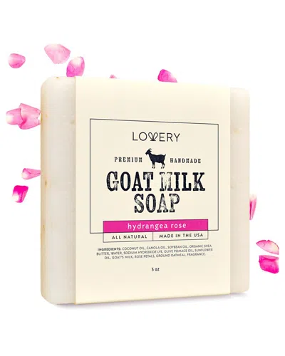 Lovery Hydrangea Rose Handmade Goat Milk Soap Bar In Neutral