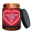 Lovery I Love You More In The End I Win Candle - 10oz Lavender Scented Soy Wax Candle