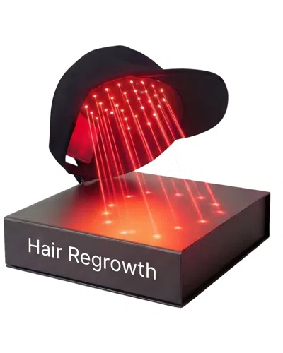 Lovery Laser Cap Led Red & Blue Light Therapy Hat In Black