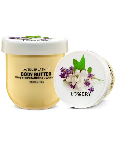 Lovery Lavender Jasmine Body Butter - Ultra Hydrating Shea Butter Cream In Transparent