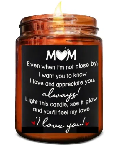 Lovery "love You Mom" Lavender-scented Soy Wax Candle, 10 Oz. In No Color