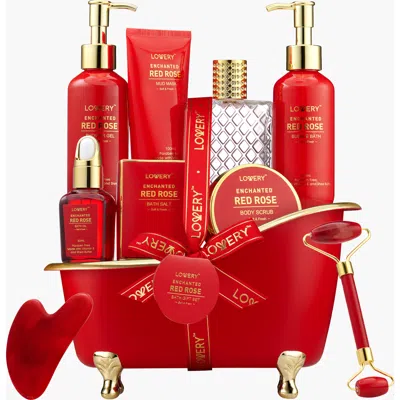 Lovery Luxe 11pc Bath And Body Set With Perfume, Jade Roller, Gua Sha & More