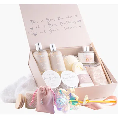 Lovery Luxury Birthday Spa Gift Box In Pink