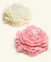 Lovery Macy's Flower Show 2-pc. Floral Shaped Candles, Exclusively At Macy's In Pink