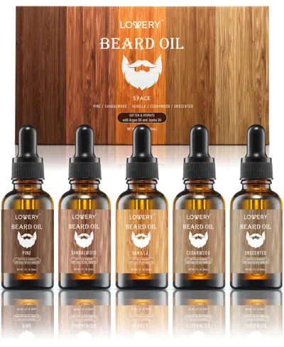 Lovery Men's 5-pc. Beard Oil Gift Set In No Color