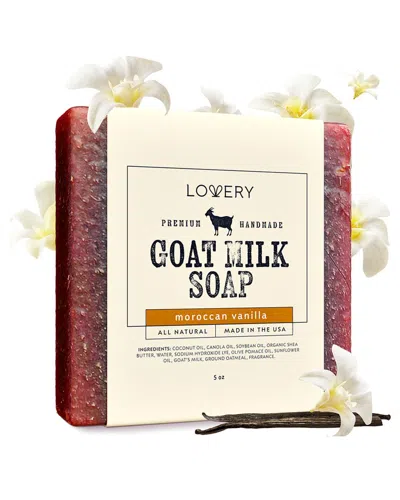 Lovery Moroccan Vanilla Handmade Goat Milk Soap Bar In Multi