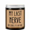 Lovery My Last Nerve Candle - 9oz Lavender Scented Soy Wax Candle
