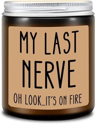 Lovery Badass Scented Candle In Blue