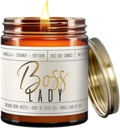 Lovery Natural Soy Candle In Blue