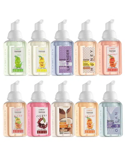 Lovery Pack Of 10 Citrus Foaming Hand Soaps In Multi