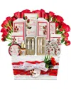 Lovery Red Rose Home Spa Body Care Gift Set, Beauty And Personal Care Kit, Bath And Body Gift Set, 35 Piece In Red