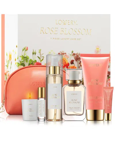 LOVERY LOVERY ROSE BLOSSOM 8PC BATH & BODY CARE FRAGRANCE SET